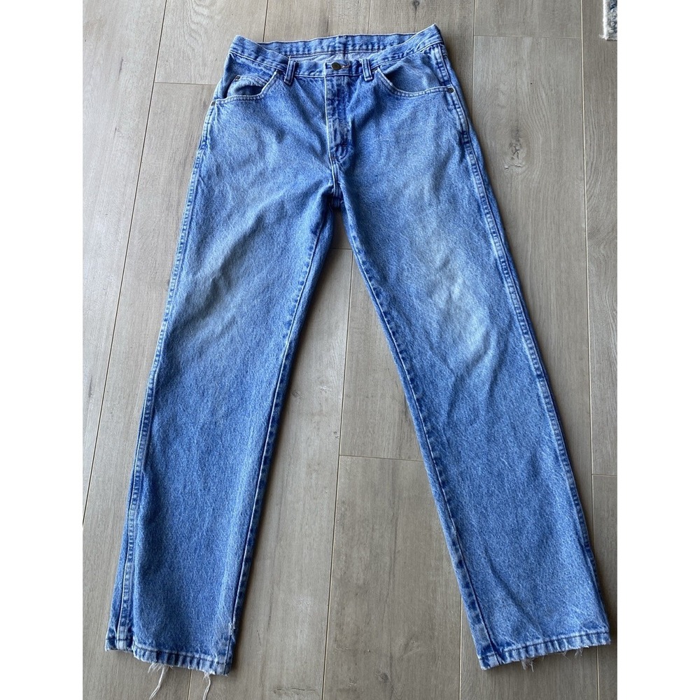 VTG Y2K‎ Wrangler 962DJMD Stonewash Denim Jeans Mens 32x30 Mexico US Fabric
